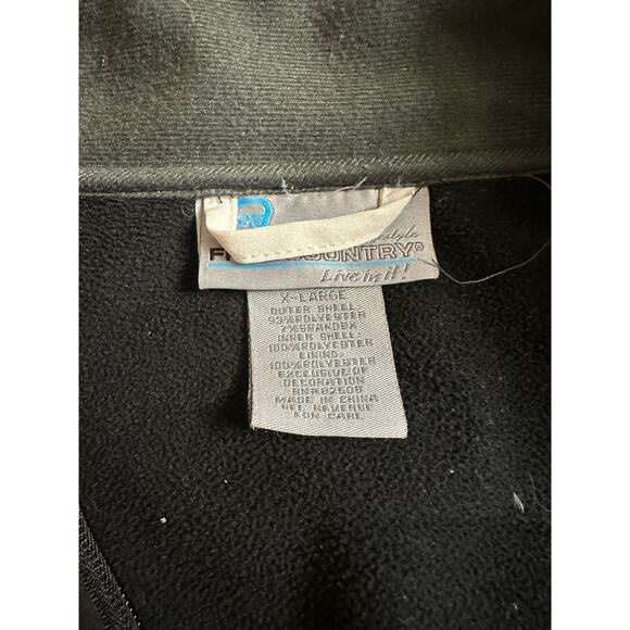 Women XL Black Jacket Shell Outer Fleece Inner comfort soft zip pockets sport - Picture 2 of 10